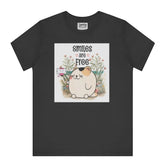Smiles Are Free Black Graphic T-Shirt product